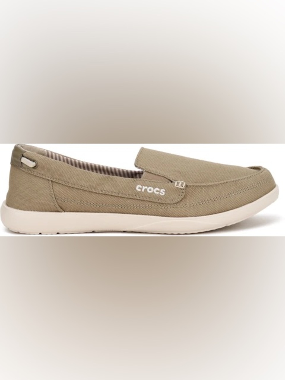 CROCS Women's Slip-On Loafer in Tan